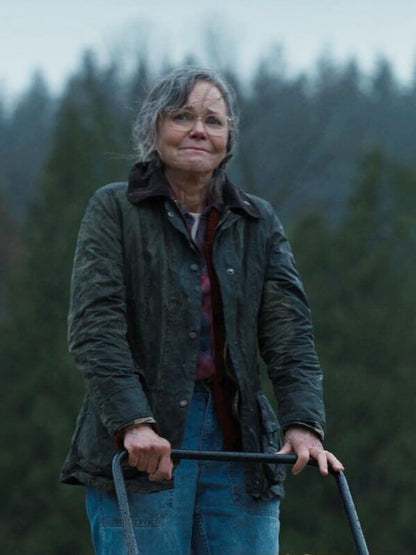 Sally Field Remarkably Bright Creatures 2026 Green Cotton Jacket 