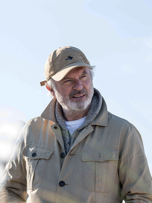 Sam Neil Balckbird 2019 Beige Cotton Jacket