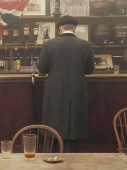 Sam Neil Peaky Blinder Season 01 Grey Wool Coat