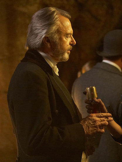 Sam Neil The Adventurer The Curse of the Midas Box Black Coat