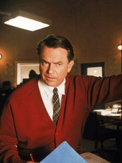 Sam Neil The Dish 2000 Red Cardigan Jacket