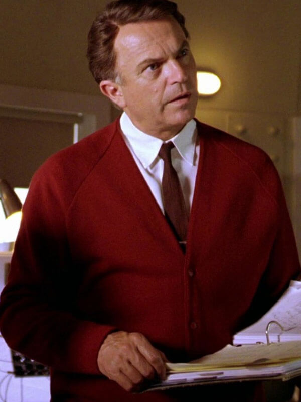 Sam Neil The Dish 2000 Red Cardigan Jacket
