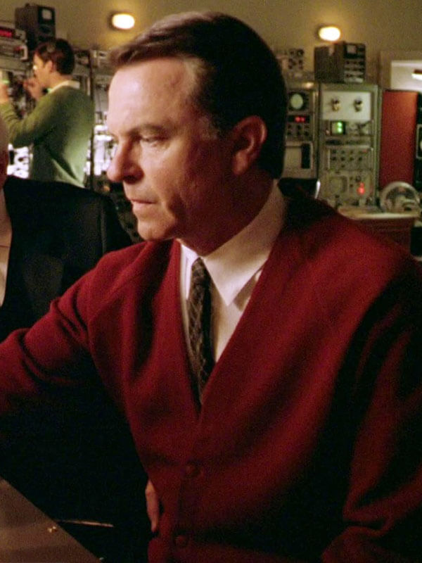 Sam Neil The Dish 2000 Red Cardigan Jacket