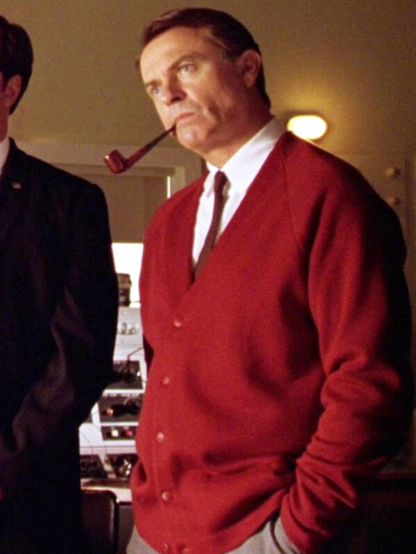 Sam Neil The Dish 2000 Red Cardigan Jacket