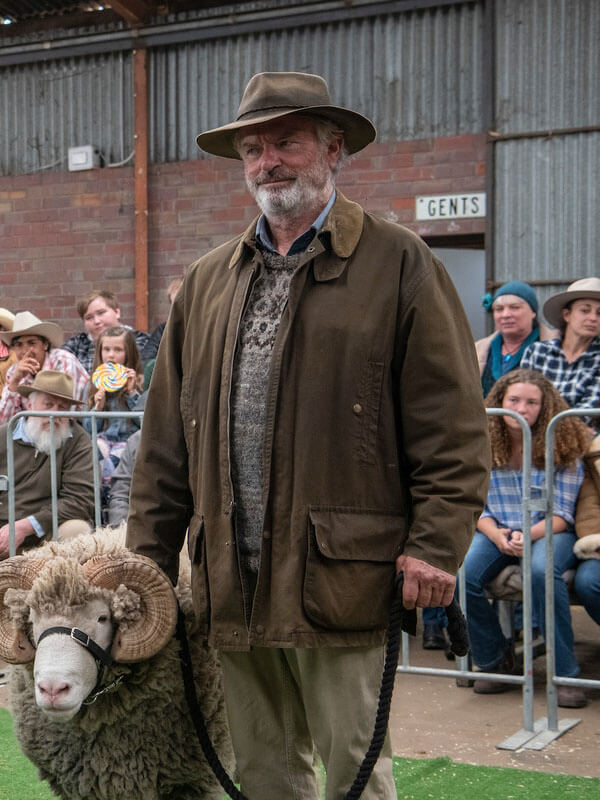 Sam Neil The Rams 2020 Brown Cotton Jacket