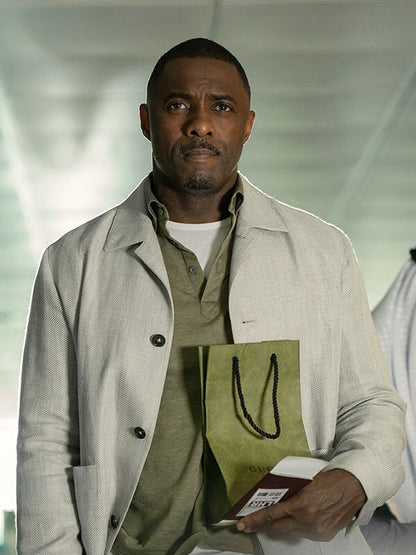 Sam Nelson Hijack Season 01 White Cotton Blazer