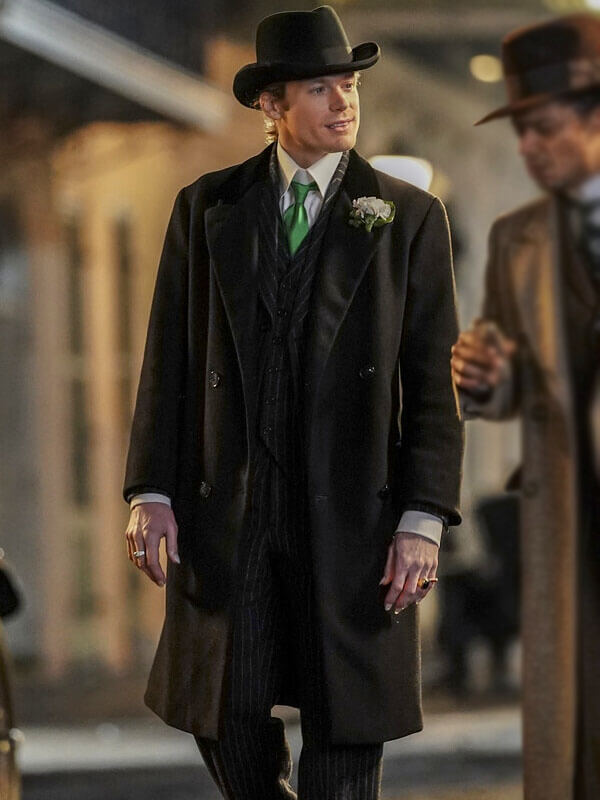 Sam Reid Interview With The Vampire Season 01 Black Wool Coat