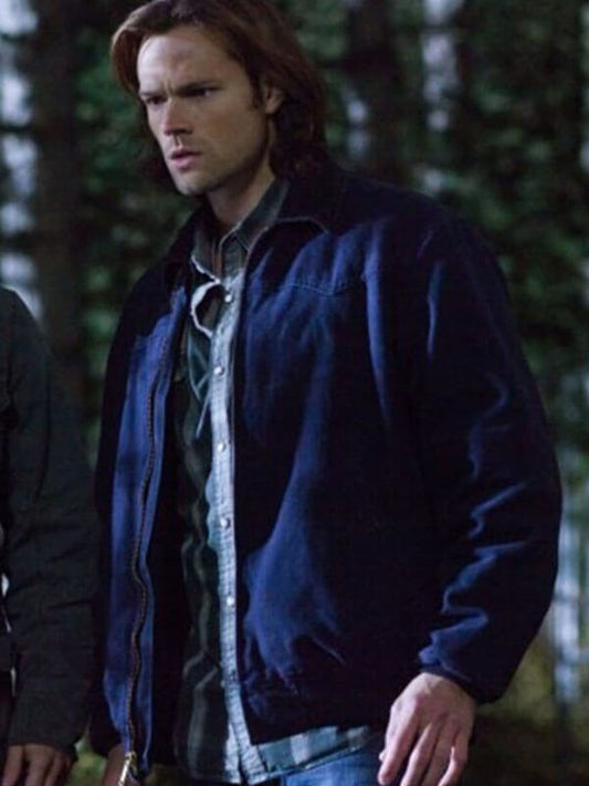  Sam Winchester Supernatural Blue Jacket