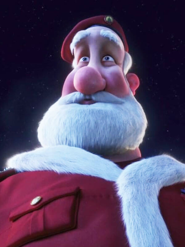 Santa Arthur Christmas Red Leather Jacket