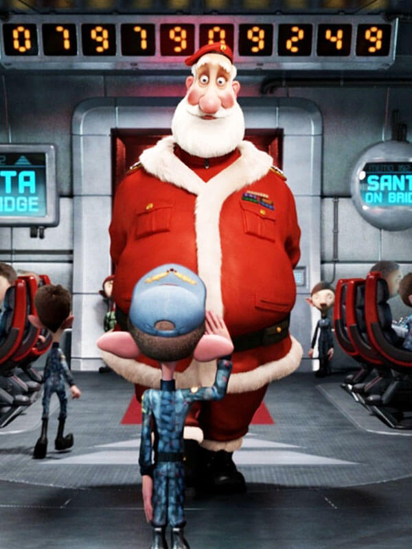 Santa Arthur Christmas Red Leather Jacket