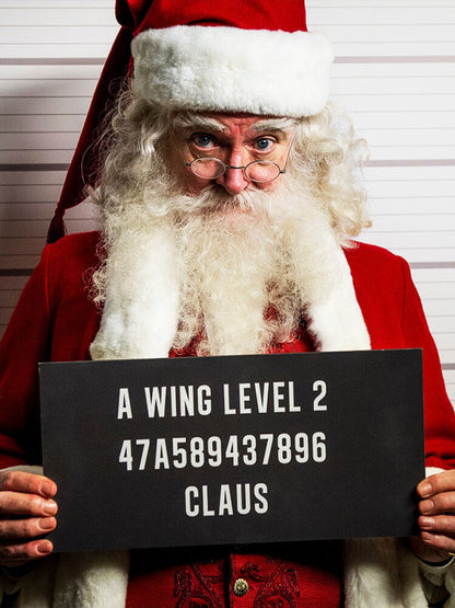 Santa Claus Get Santa Red Wool Christmas Jacket