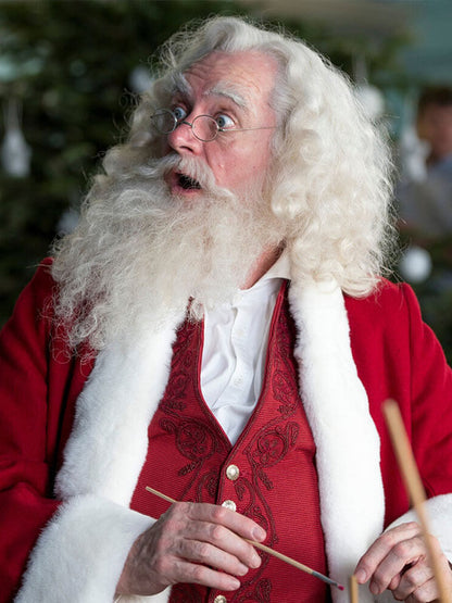 Santa Claus Get Santa Red Wool Christmas Jacket