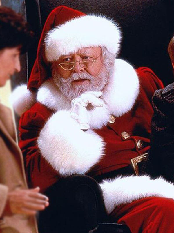 Santa Claus Miracle On The 34th Street Red Velvet Santa Jacket