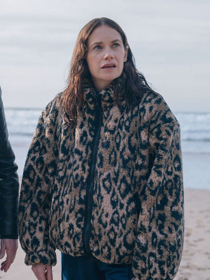Sarah Trafford Down The Cemetery Road Leopard Bomber Jacket