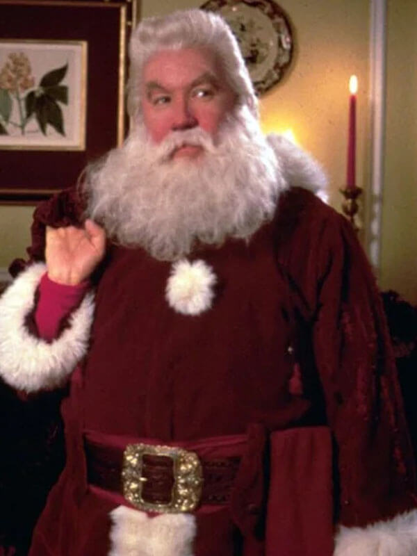 Scott Calvin The Santa Clause Red Santa Velvet Jacket