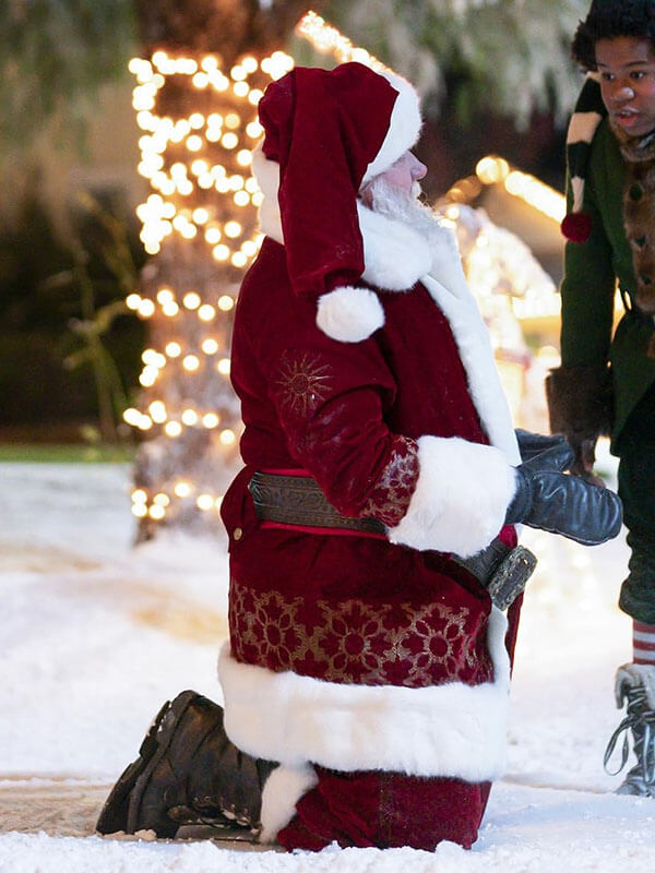 Scott Calvin The Santa Clauses Red Santa Velvet Jacket