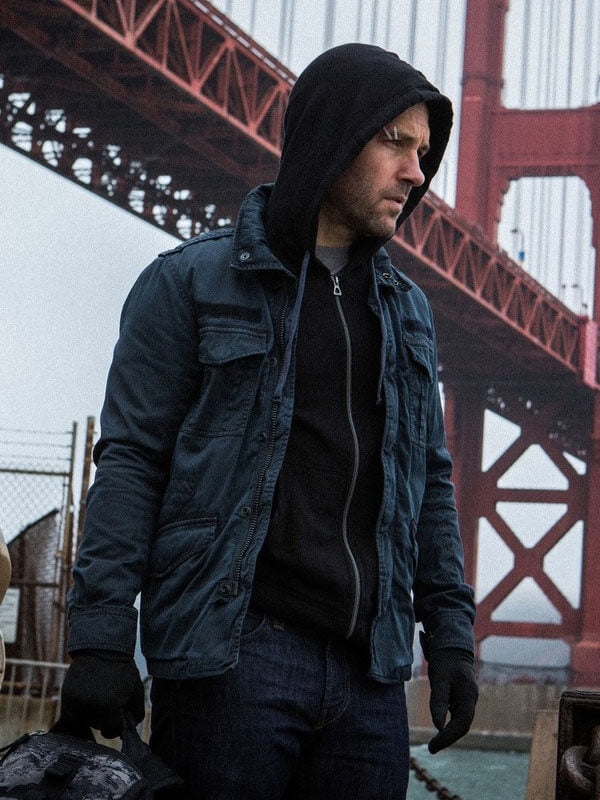 Scott Lang Ant-Man 2015 Blue Cotton Jacket