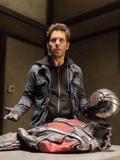 Scott Lang Ant-Man 2015 Blue Cotton Jacket