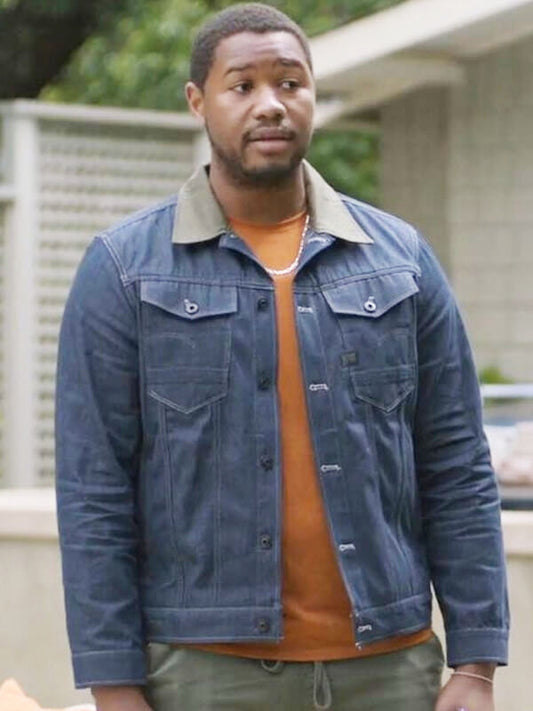 Sean Shrinking Season 02 Blue Denim Jacket