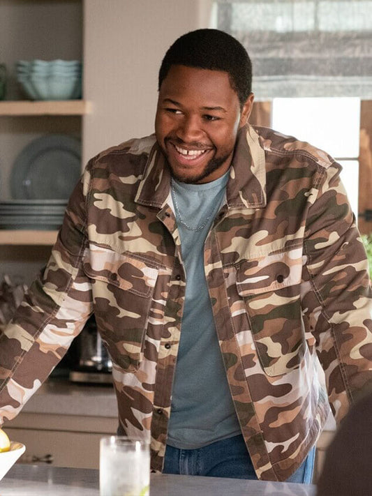 Sean Shrinking Season 02 Brown Camo Jacket
