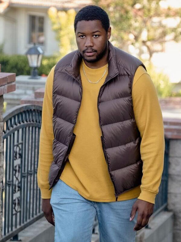 Sean Shrinking Season 02 Purple Puffer Vest