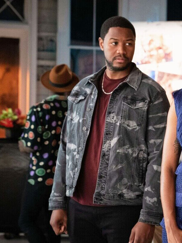 Sean Shrinking Season 03 Black Denim Jacket