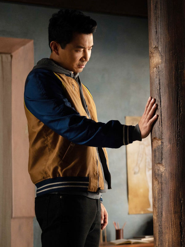 Shaun Shang Chi And The Legend Of The Ten Rings Yellow Varsitty Jacket