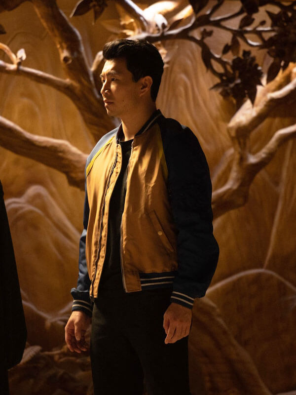 Shaun Shang Chi And The Legend Of The Ten Rings Yellow Varsitty Jacket