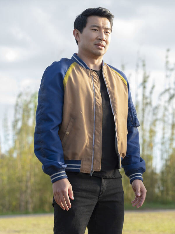 Shaun Shang Chi And The Legend Of The Ten Rings Yellow Varsitty Jacket