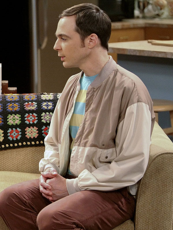 Sheldon Cooper Big Bang Theory Season 04 Two Toned Bomber Jacket