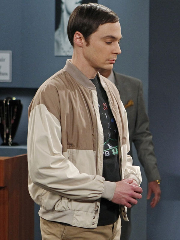 Sheldon Cooper Big Bang Theory Season 04 Two Toned Bomber Jacket