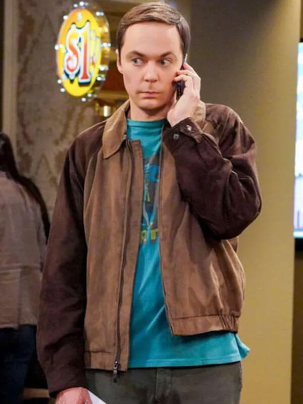 Sheldon Cooper Big Bang Theory Season 10 Brown Cotton Jacket