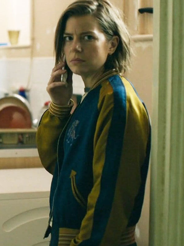 Sherley Bender Slow Horses Season 03 Blue Bomber Jacket