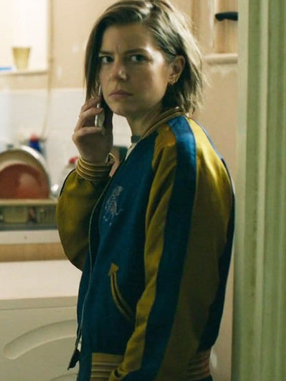 Sherley Bender Slow Horses Season 03 Blue Bomber Jacket