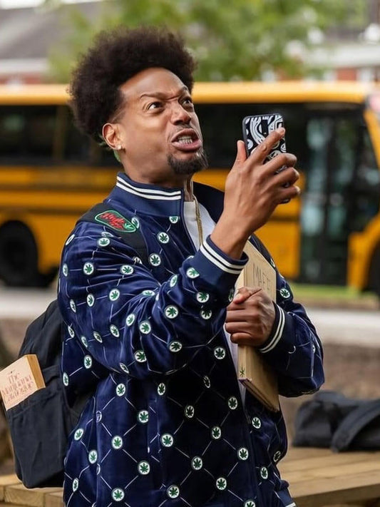 Shorty Meeks Scary Movie 6 Blue Track Jacket