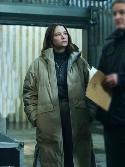 Sidney Scofield The Last Frontier Tan Puffer Coat
