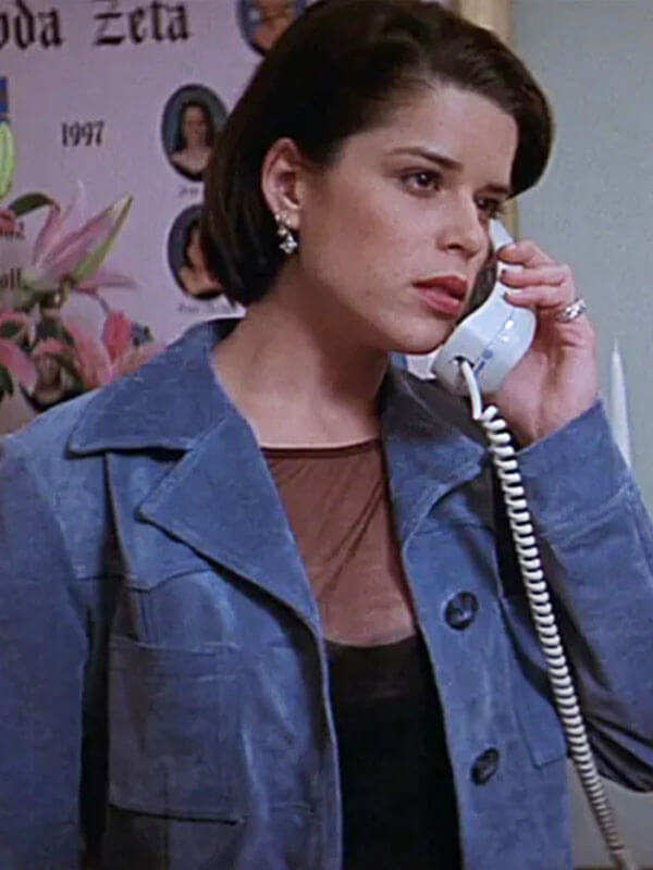 Sidney Scream 2 Blue Suede Jacket