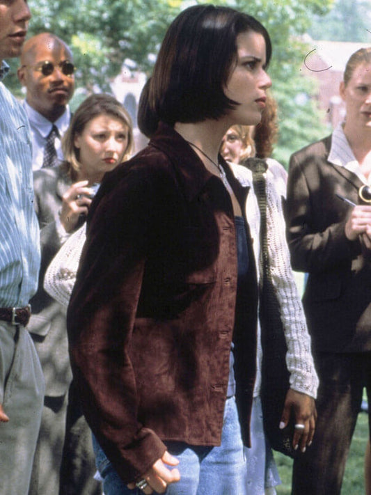 Sidney Scream 2 Brown Suede Jacket