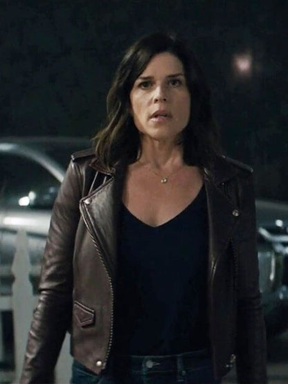 Sidney Scream 4 Maroon Leather Jacket