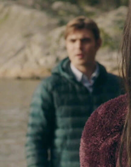 Siren 2020 Alex Roe Blue Puffer Jacket