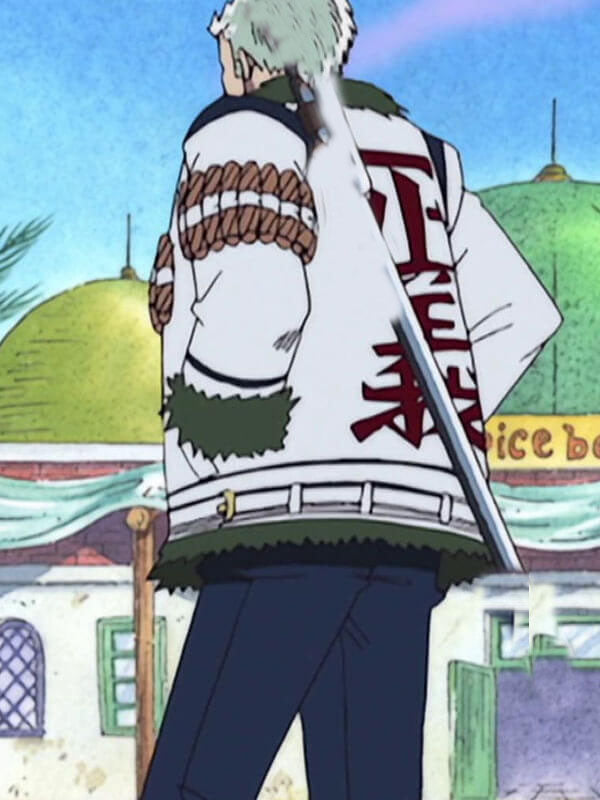 Smoker One Piece Season 02  White Marine Specialist Jacket