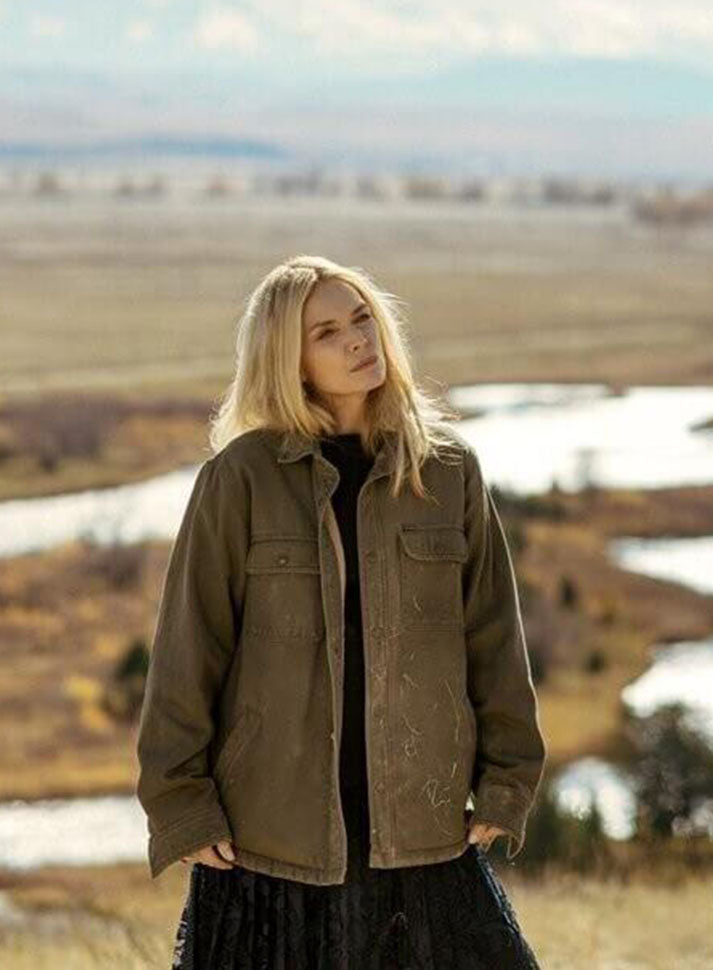 Stacy Clyburn The Madison Season 01 Green Cotton Jacket