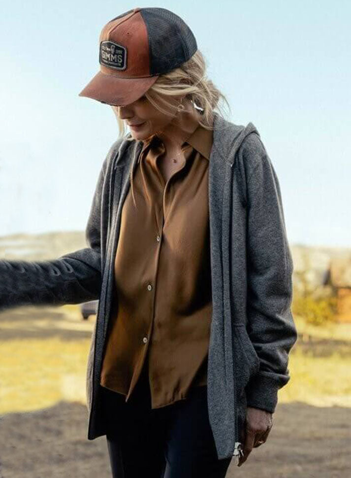 Stacy Clyburn The Madison Season 01  Grey Fleece Jacket