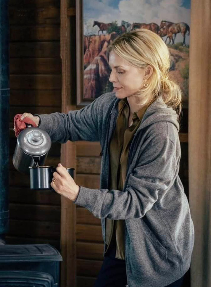 Stacy Clyburn The Madison Season 01  Grey Fleece Jacket