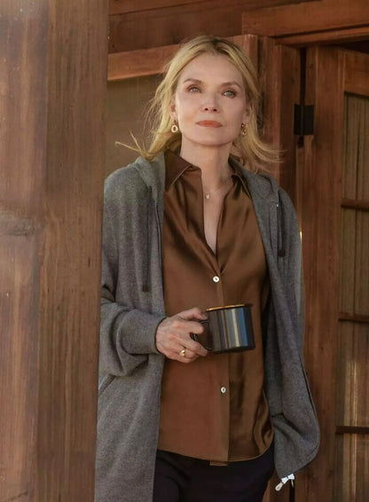 Stacy Clyburn The Madison Season 01  Grey Fleece Jacket