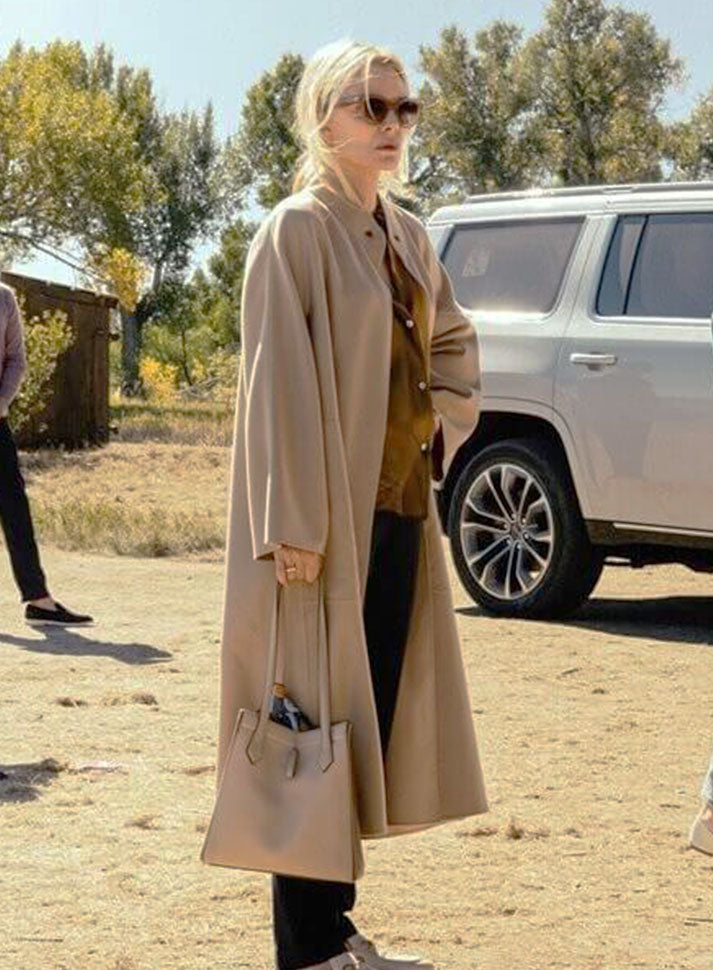Stacy Clyburn The Madison Season 01 Tan Cotton Coat
