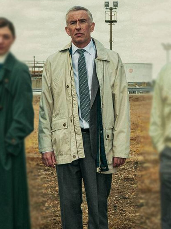 Steeve Coogan Legends Season 01 White Cotton Jacket