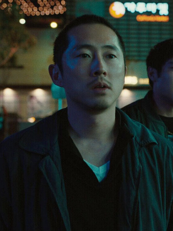 Steven Yeun Beef Season 01 Blue Cotton Jacket