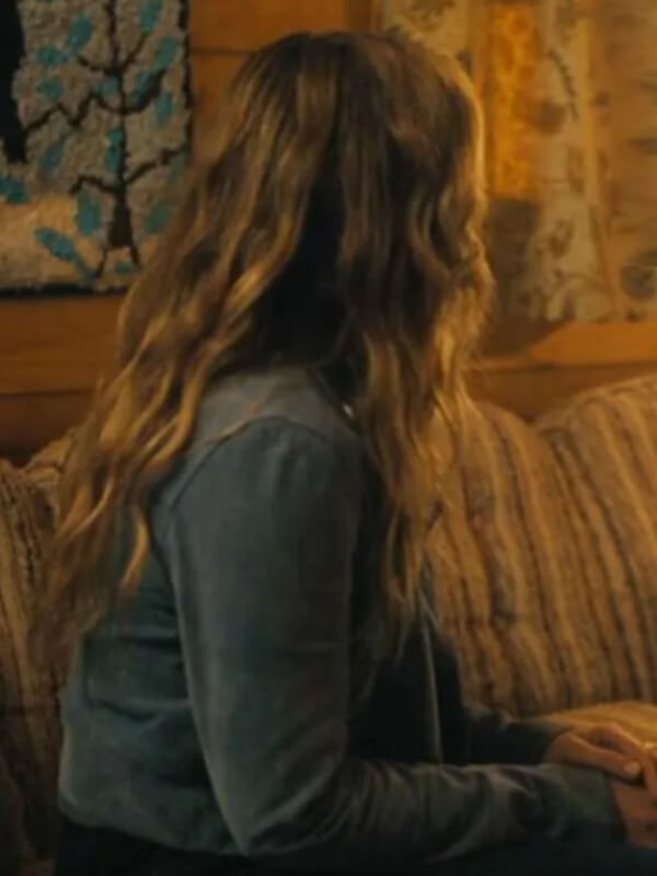 Sullivan’s Crossing S02 Amalia Williamson Blue Leather Jacket