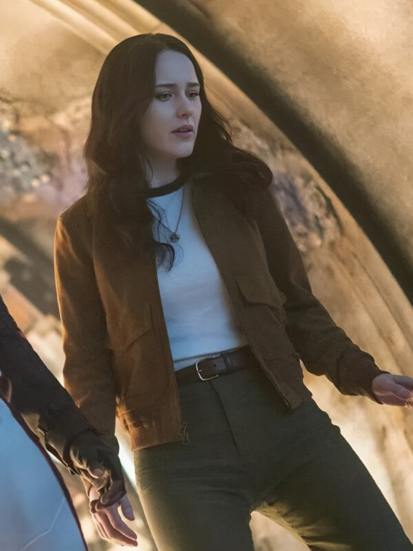 Superman 2025 Lois Lane Suede Lleather Jacket